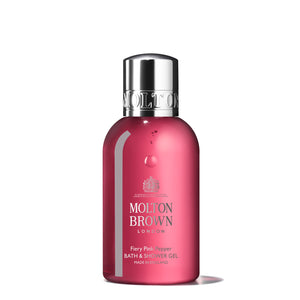 Aromatherapy Associate Candle and Molton Brown Fiery Pink Peppercorn Shower Gel