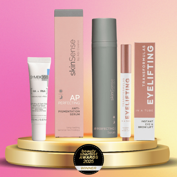 selection of the four products that make up the Ultimate Neck and Eye Fix edition